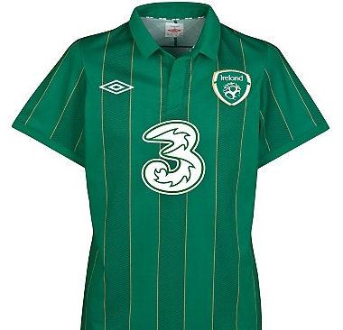 Foto 2011-12 Ireland Home Umbro Football Shirt