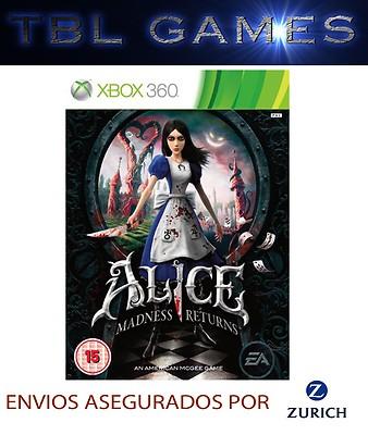 Foto Alice Madness Returns En Español Xbox360 Xbox 360  (precintado)