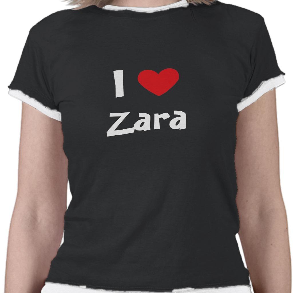 Amo Zara Camisetas Tienda: Zazzle.es Marca: Zazzle 27.7â‚¬
