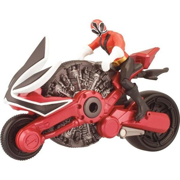 Foto Bandai power rangers - moto samourai + figura 10 cm (conjunto) + power