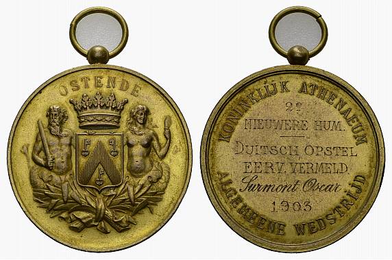 Foto Belgien Bronzemedaille 1903