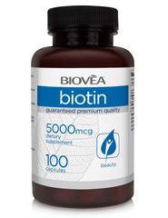 Foto Biotin 5000mcg 100 Cápsulas