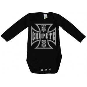 Foto Body bebé negro manga larga chupete choper