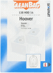 Foto bolsas de aspirador - cleanbag 138 hoo compatible con aspiradores hoover