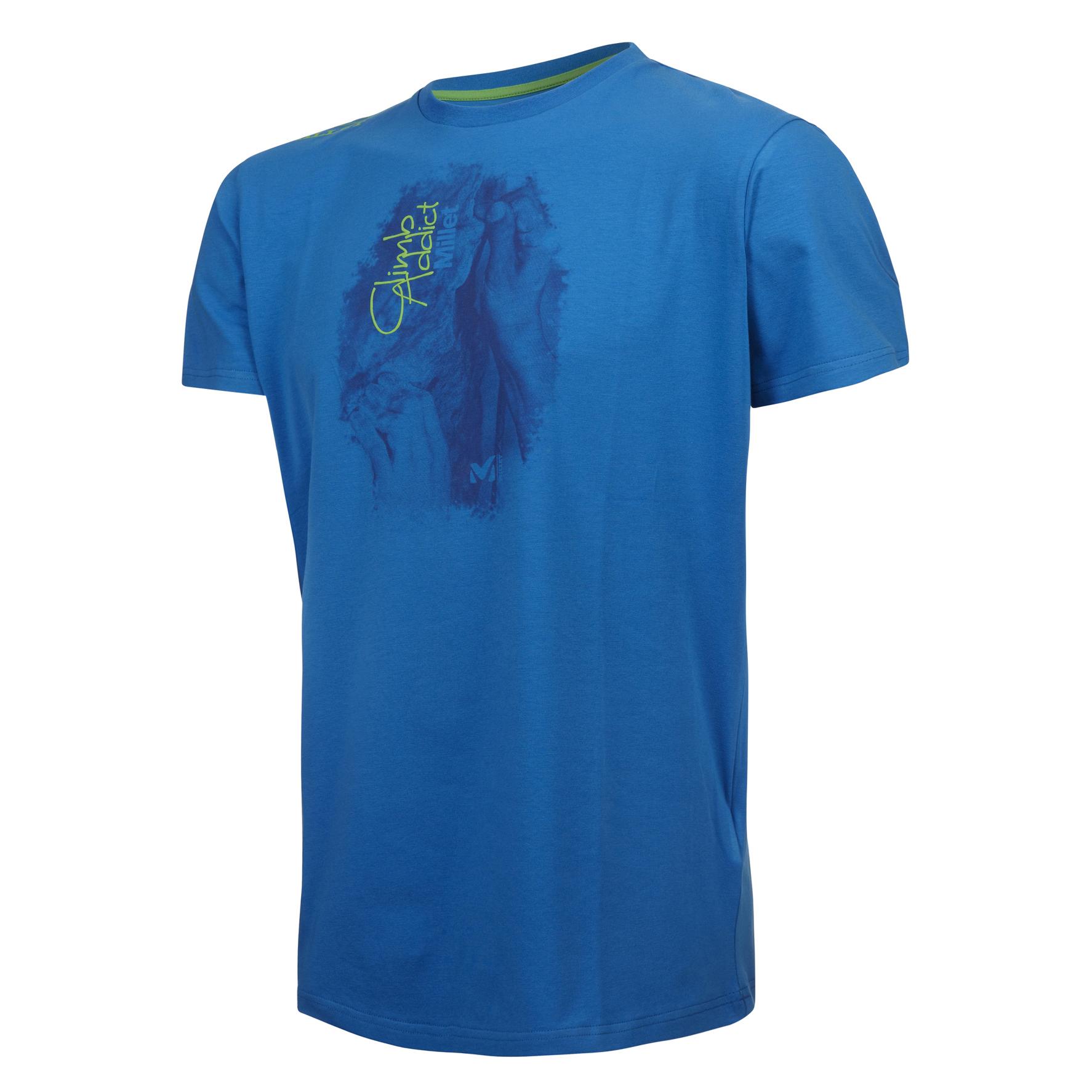 Foto Camisa de manga corta Millet Climb Addict SS azul para hombre , s