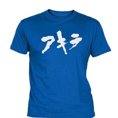 Foto Camiseta Akira Vinilo Talla Xl L M S No Poster Dvd Anime Azul Blue Japones