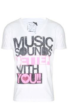 Foto Camiseta blanca musica