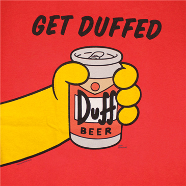 Foto Camiseta The SIMPSONS Duff Beer Get Duffed