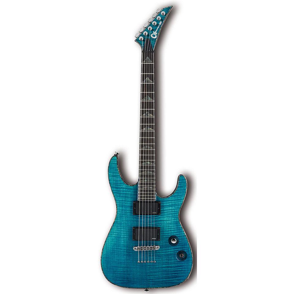 Foto Charvel Desolation DX-1 ST Trans Blue Smear, Guitarra eléctrica