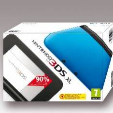 Foto consola nintendo 3ds xl azul + tarjeta sd 4gb