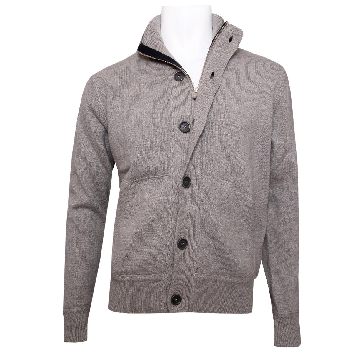 Foto CP Company Grey Cotton/Wool Hooded Knit-M