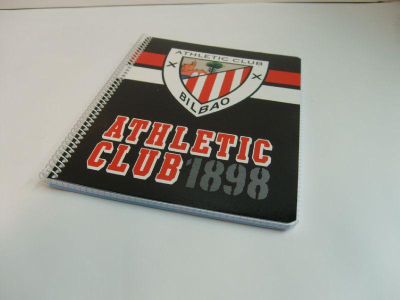Foto Cuaderno del Athletic Club de Bilbao tamaño cuarto 80 hojas.