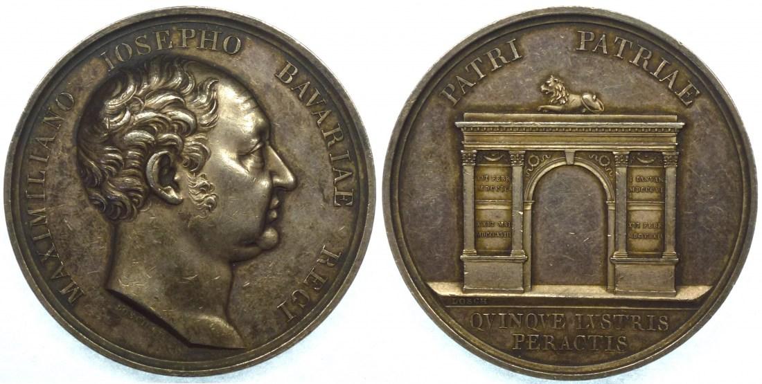 Foto Deutschland Bayern Silbermedaille 1824