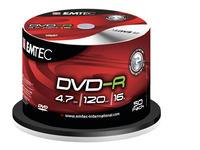 Foto DVD-R Emtec 4,7GB 50pcs 16x Cake shrink