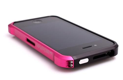 Foto Element Case Vapor 4 Metal Case for iPhone 4 4S Black/Pink