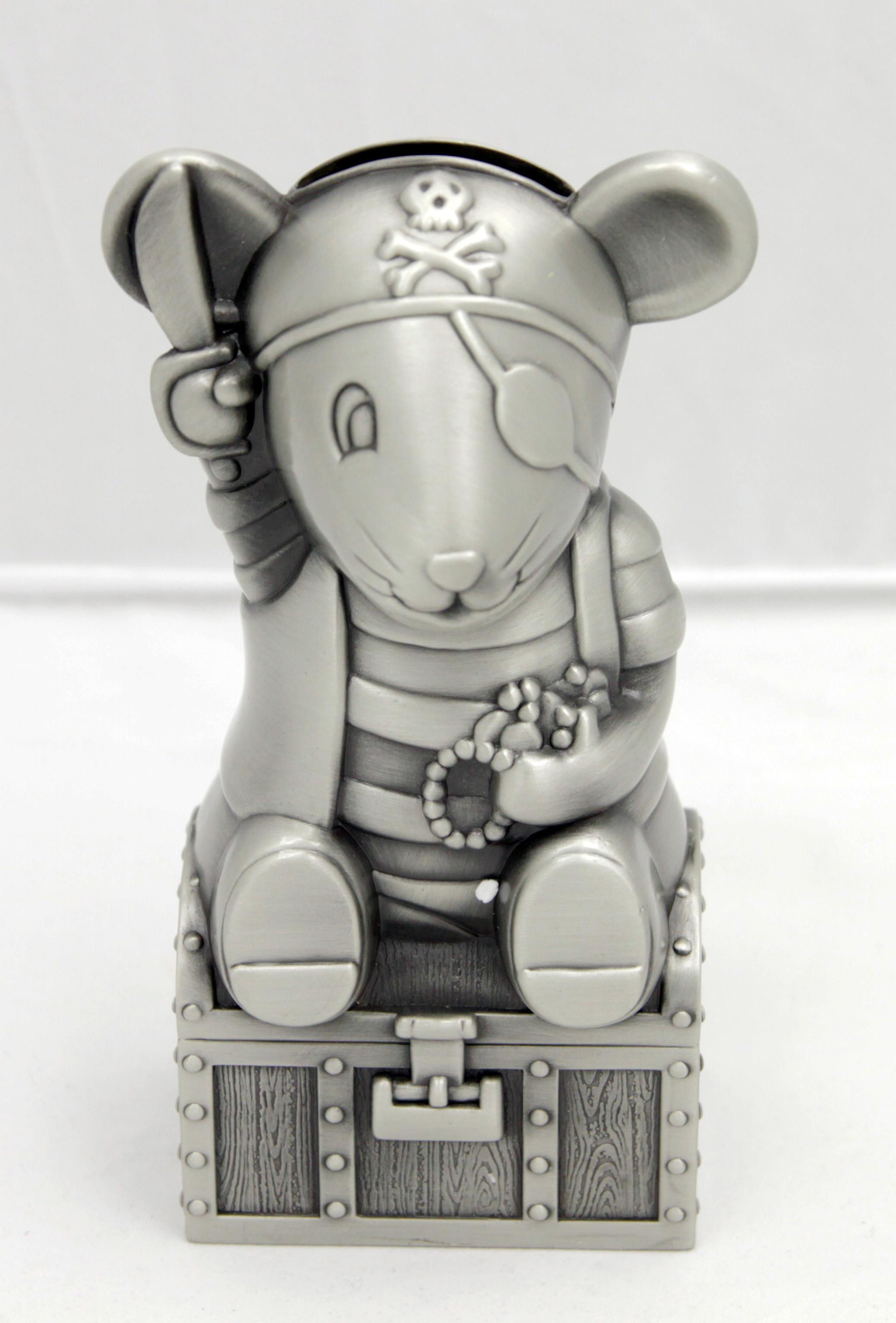 Foto Epoxy Pewter Plated Zinc Alloy Pirate Mouse Money Bank