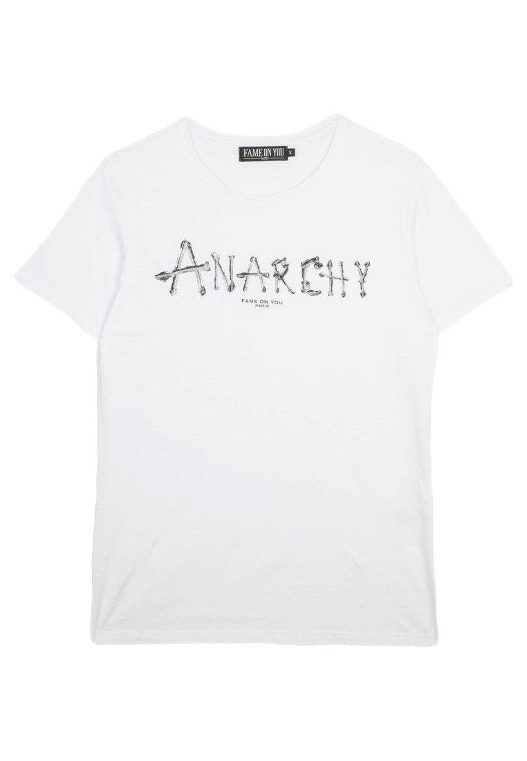 Foto FAME ON YOU PARIS Anarchy Camiseta print blanco