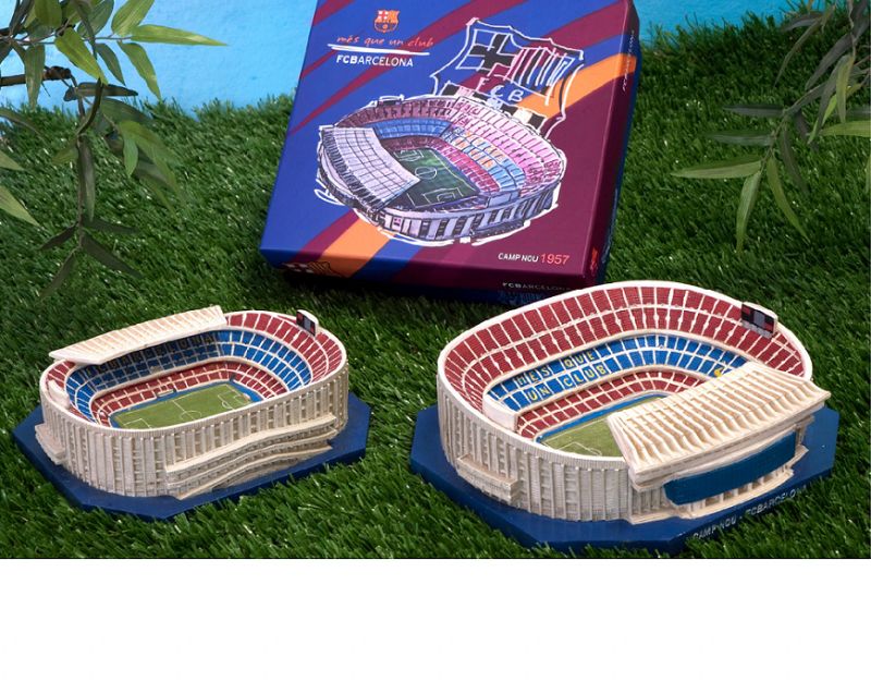 Foto Figura grande del Estadio Nou Camp del FCBarcelona