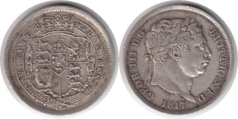 Foto Grossbritannien Shilling 1817