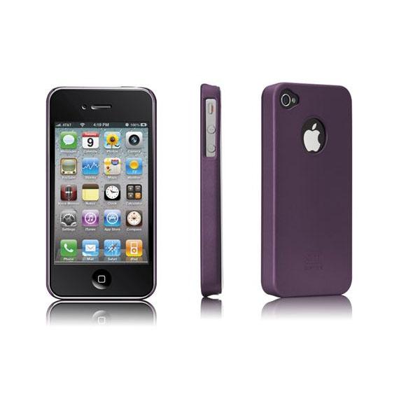 Foto iphone 4 hardcase barely there morado - case mate