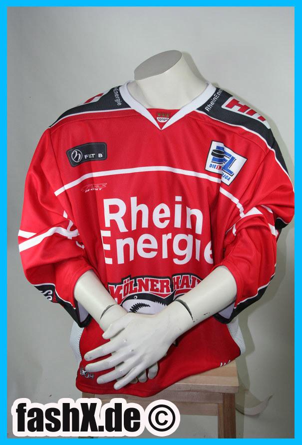 Foto Kölner Haie DEL camiseta talla L equipo signatura numero 2