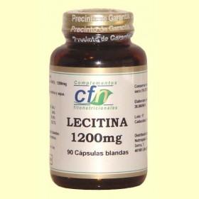 Foto Lecitina 1200 mg - laboratorios cfn - lecitina de soja ip - 90 cap