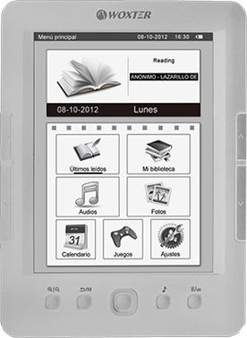 Foto Libro Electronico Woxter Ebook E-ink Scriba 175 Pearl Silver Wx626