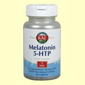 Foto Melatonina 5-htp - 60 comprimidos - kal laboratorios