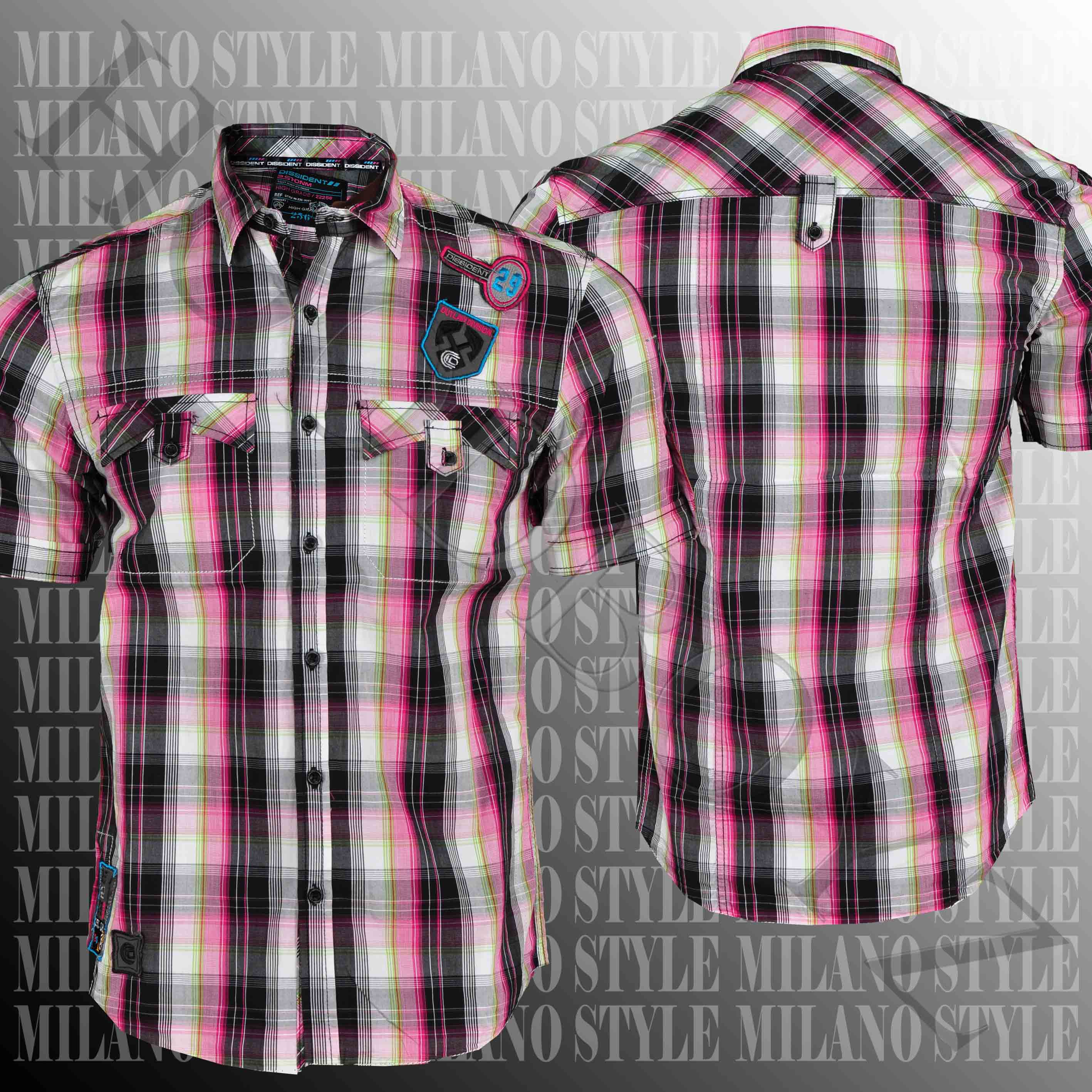 Foto Milano Style Dissident Camisas Gris Oscuro Rosa