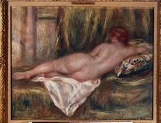 Foto Mujer desnuda de espaldas. 1909 de Pierre Auguste Renoir
