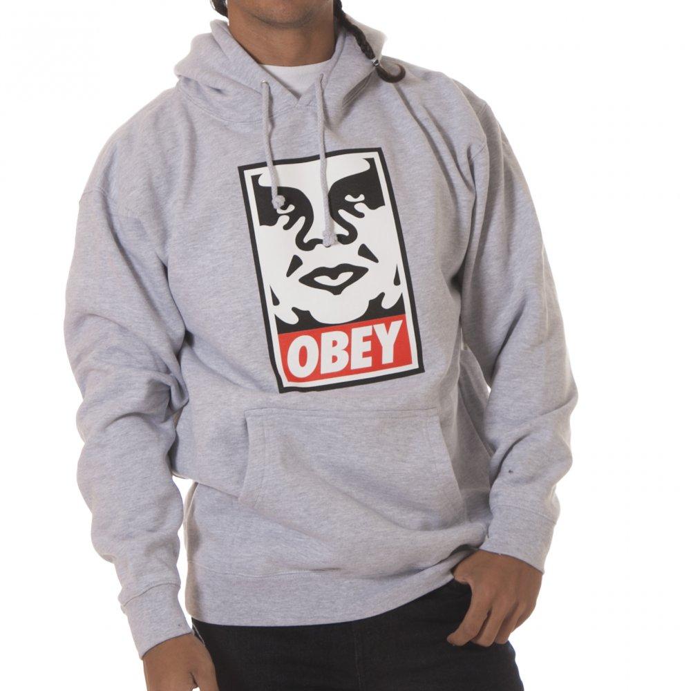 Foto Obey Sudadera Obey: Pullover Hood Icon Face GR Talla: XL
