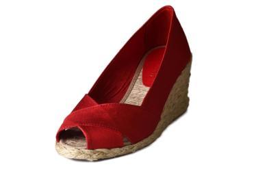 Foto Ofertas de zapatos de mujer Polo Ralph Lauren CECILIA rojo