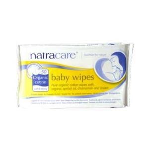 Foto Org cotton baby wipes 50's