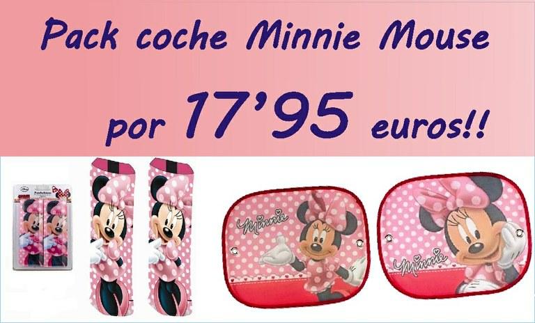 Foto Pack coche minnie mouse