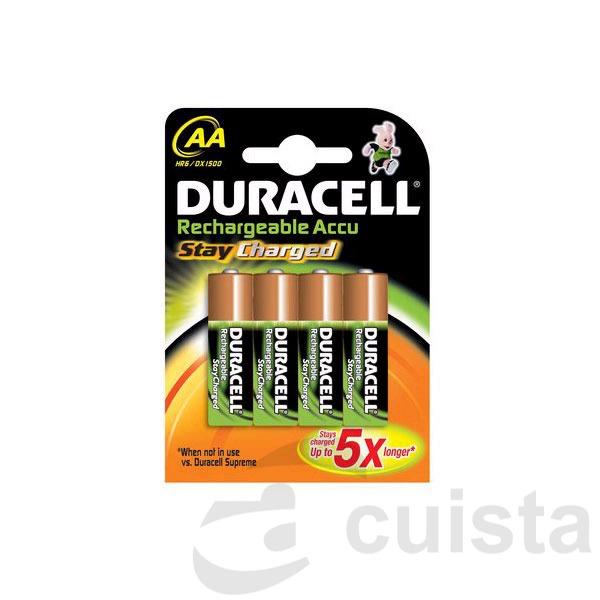 Foto Pilas rec duracell aa(lr06) b4 stay charge