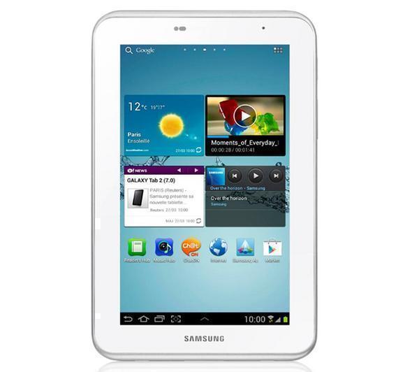 Foto Samsung galaxy tab 2 wifi 8 gb p3110 - blanco + mediashare inalámbrico