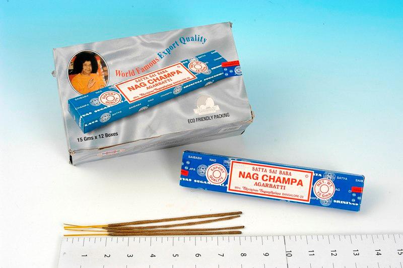 Foto Satya Sai Baba Nag Champa Incense Sticks 12boxes/Pack - 12 Pack