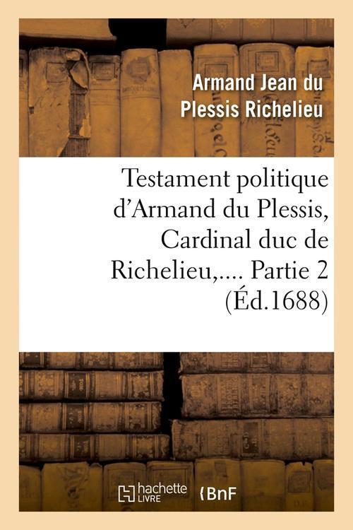 Foto Testament politique p2 edition 1688