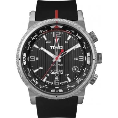 Foto Timex Intelligent Quartz Mens Indiglo PREMIUM IQ Black Watch Model ...