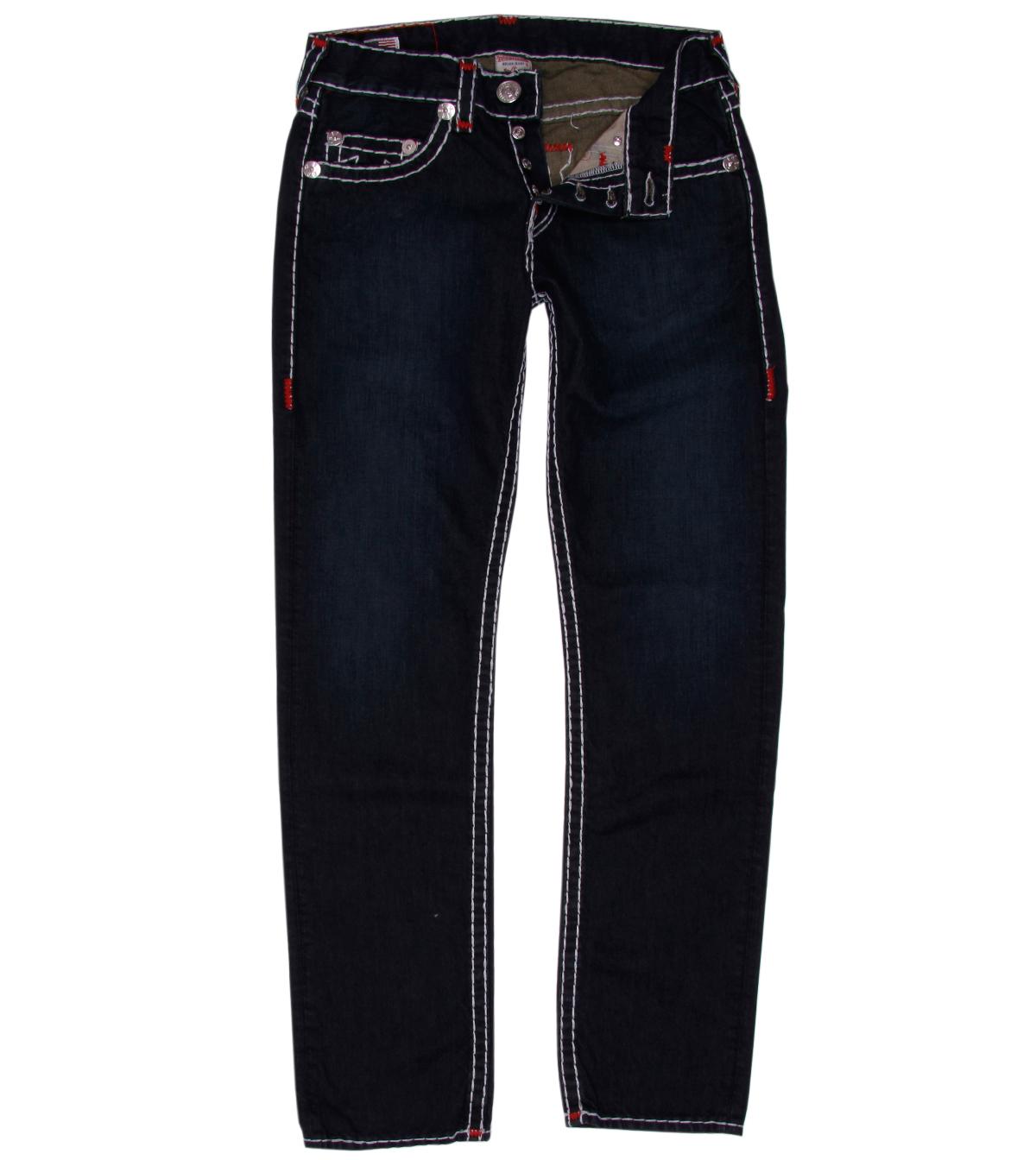 Foto True Religion Indigo Geno Super T Slim Fit Jeans-32L