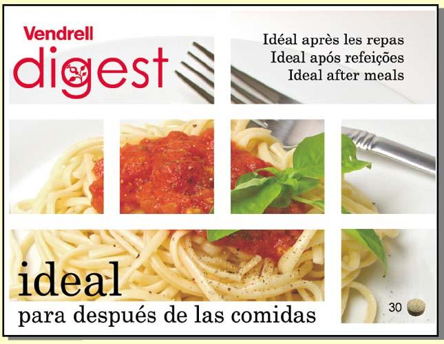 Foto Vendrell Digest - Digestión ligera - Laboratorios Vendrell - 30 comprimidos