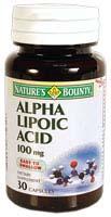 Foto Ácido Alfa-Lipoico 100 mg (antioxidante) 30 cápsulas