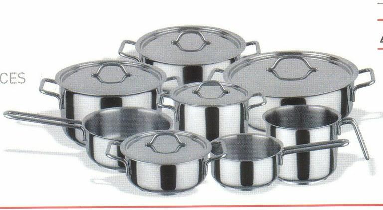 Foto 


Bateria de cocina de 8 piezas hobby chef

