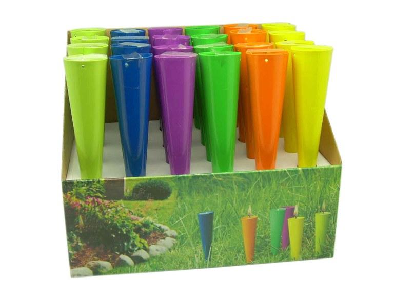 Foto 


Pack 6 conos morado con vela perfumada

