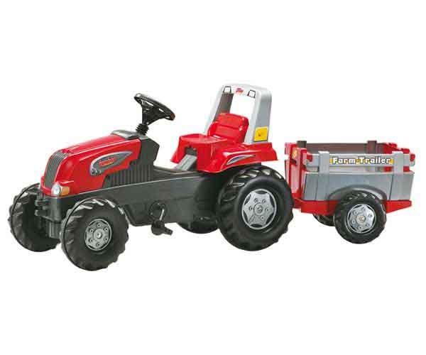 Foto 


Tractor a pedales rolly junior rt con remolque farm trailer


