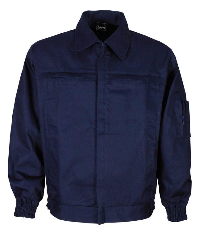 Foto 
Cazadora para soldador con cremallera 100% Algodón: Azul marino m



