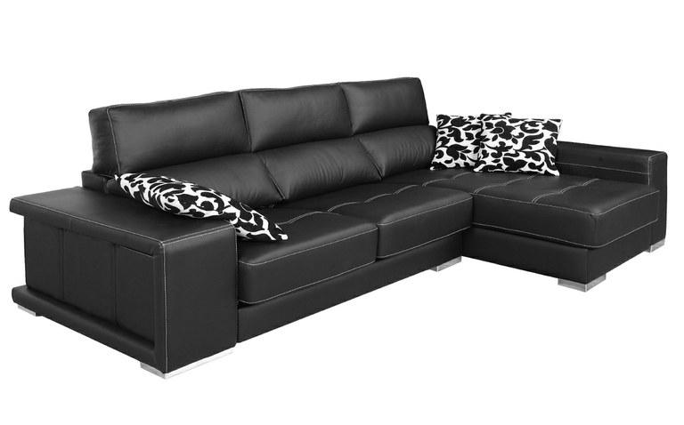 Foto 
Modelo Orion: Sofa chaiselongue 286x160cm piel sintetica



