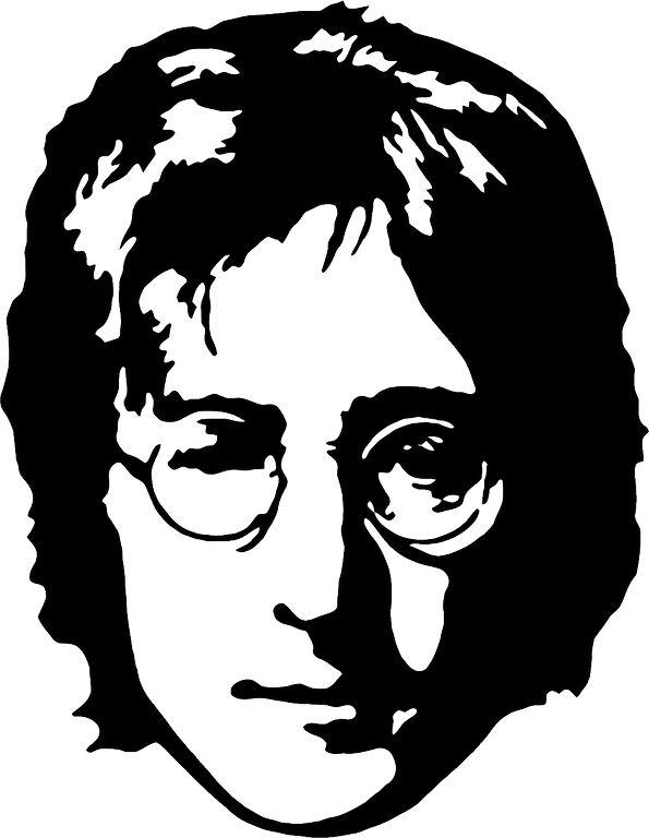 Foto 
Vinilo de John Lennon: 20,9x27cm marron oscuro



