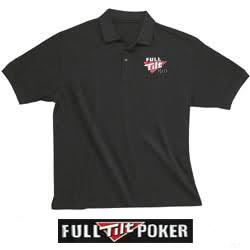 Foto [new] Polo Shirt Full Tilt Poker Black, Size S