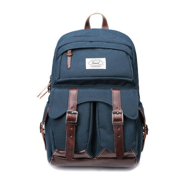 Foto [Noart] Sweed April RF Canvas Laptop Backpack - Navy
